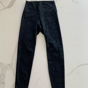 ZYIA, Black Camo Leggings, Size 2